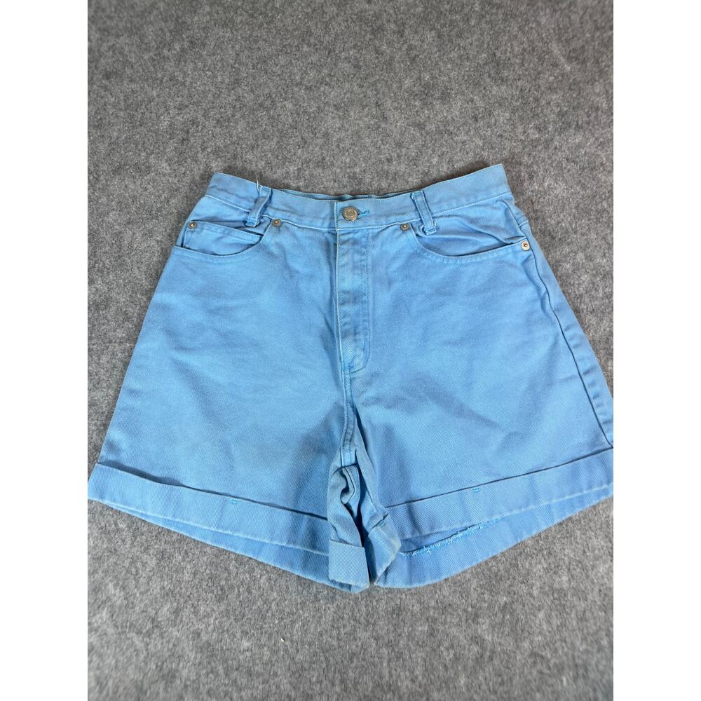VINTAGE Cenza Shorts Womens 10 Blue Denim Mom High Rise Jean Medium Wash Retro